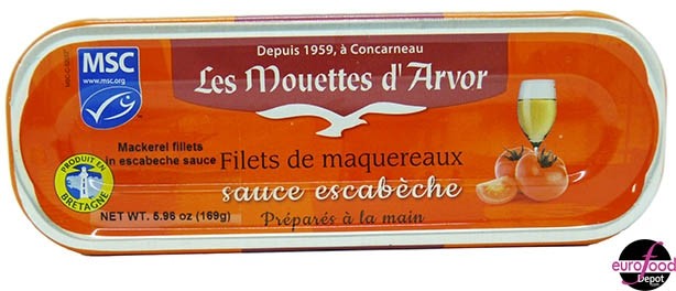 Mackerel Fillets with Escabeche Sauce - Mouettes D'Arvor 