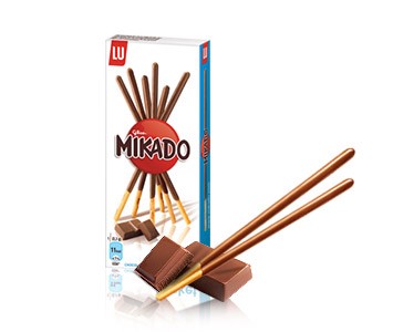 LU, Mikado - Milk Chocolate Covered Sticks - Chocolat au Lait 