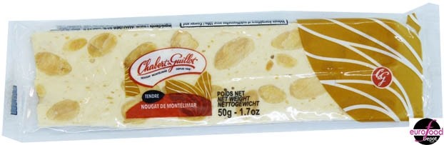 Chabert & Guillot, White Nougat Bar Soft Nougat With Almonds - (50g/1.7oz)