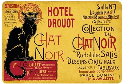 Placemat Le Chat Noir Paris