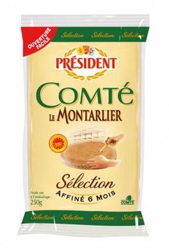 Cheese President Comte wedge