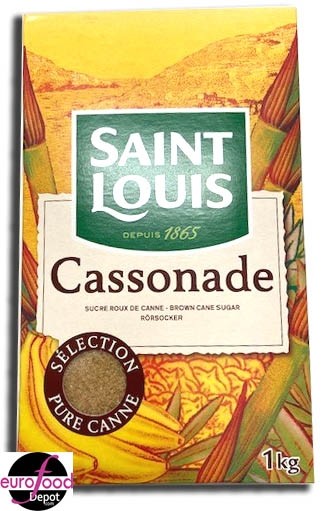 Saint Louis Cassonade Brown Cane Sugar / with pouring spout