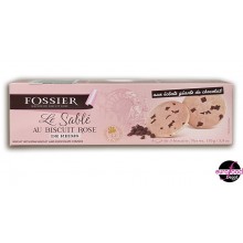 Fossier, Biscuit With Pink Biscuit and Chocolate Chunks - (110g/3.8oz)