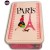 Le Manoir des Abeilles - Pure butter galettes with in a metal box Paris Lady w/dog